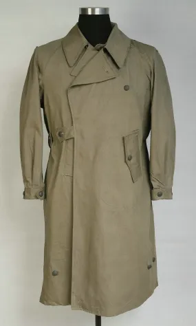 World War 2 WWII German Motorcyclist Wind Proof Overcoat Grey