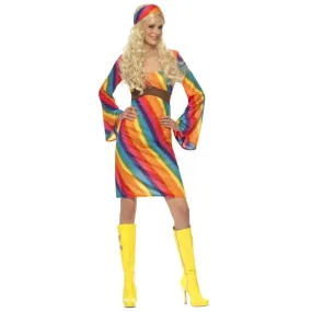 70s Rainbow Hippie Costume