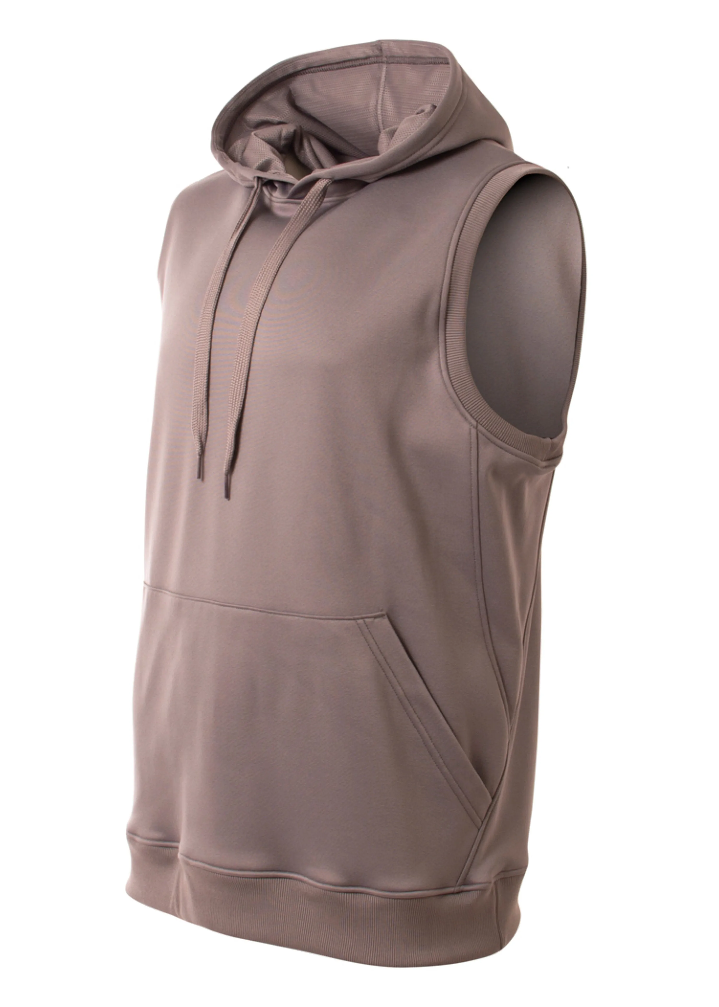 A4 Men's Agility Sleeveless Tech Fleece Hoodie