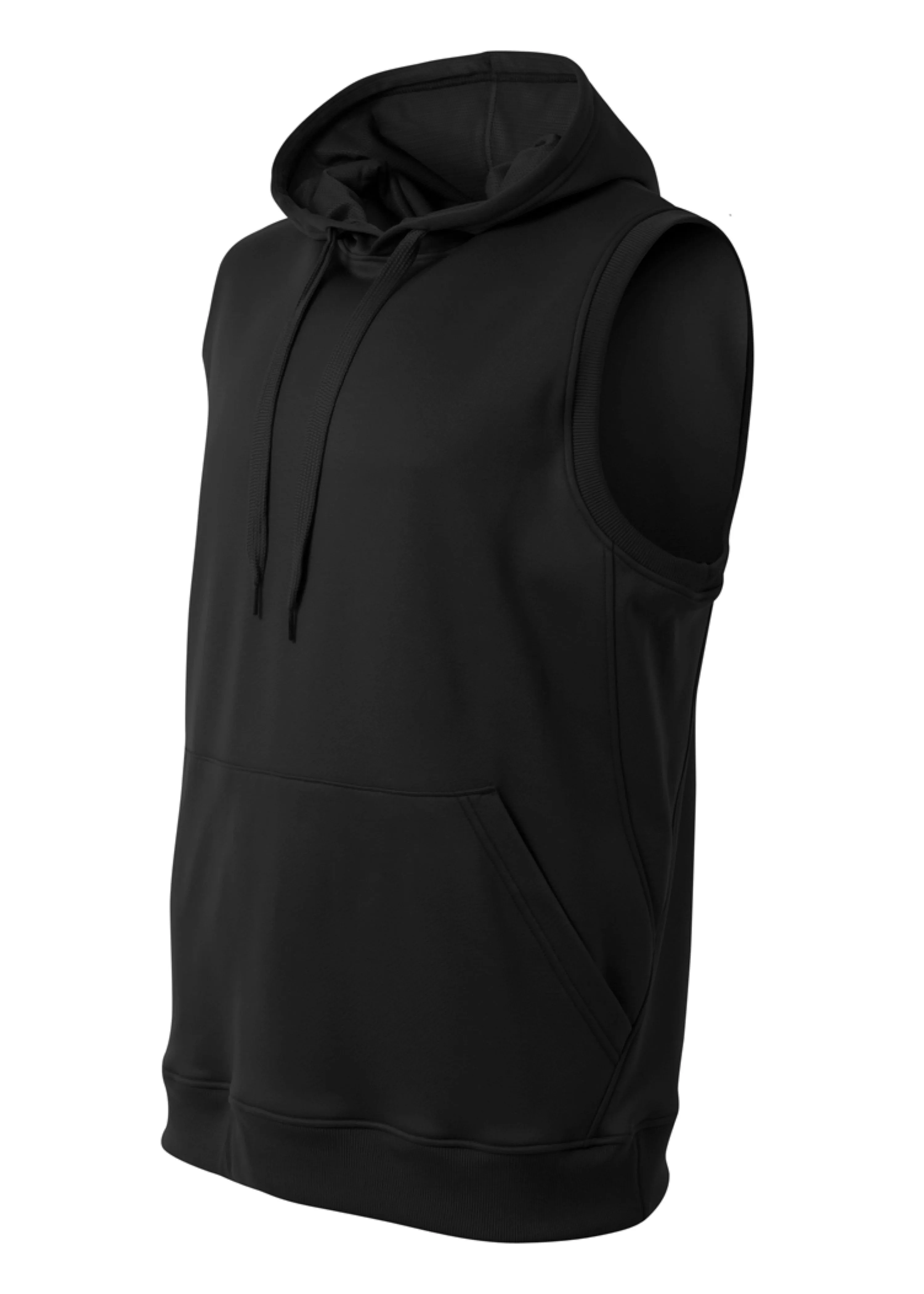 A4 Men's Agility Sleeveless Tech Fleece Hoodie