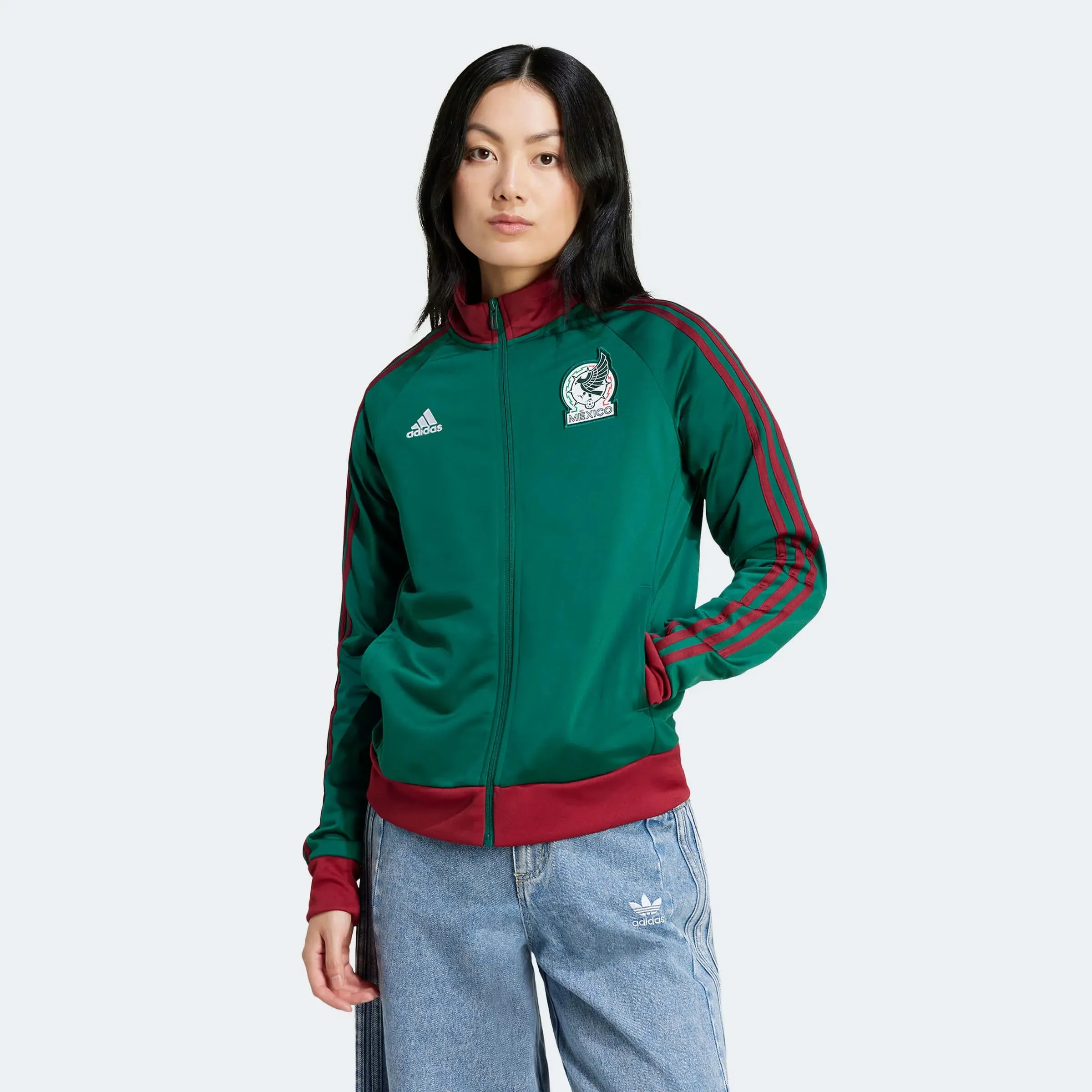 adidas 2023-24 Mexico Women's DNA Track Top Jacket