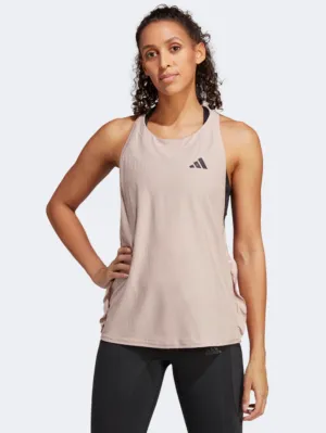 Adidas Made To Be Remade Women Running Tank Wonder Taupe