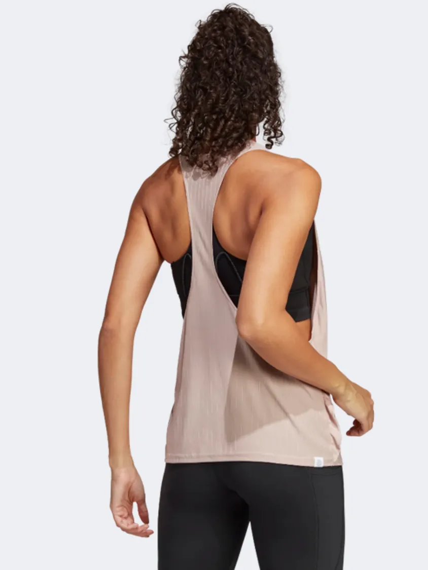 Adidas Made To Be Remade Women Running Tank Wonder Taupe