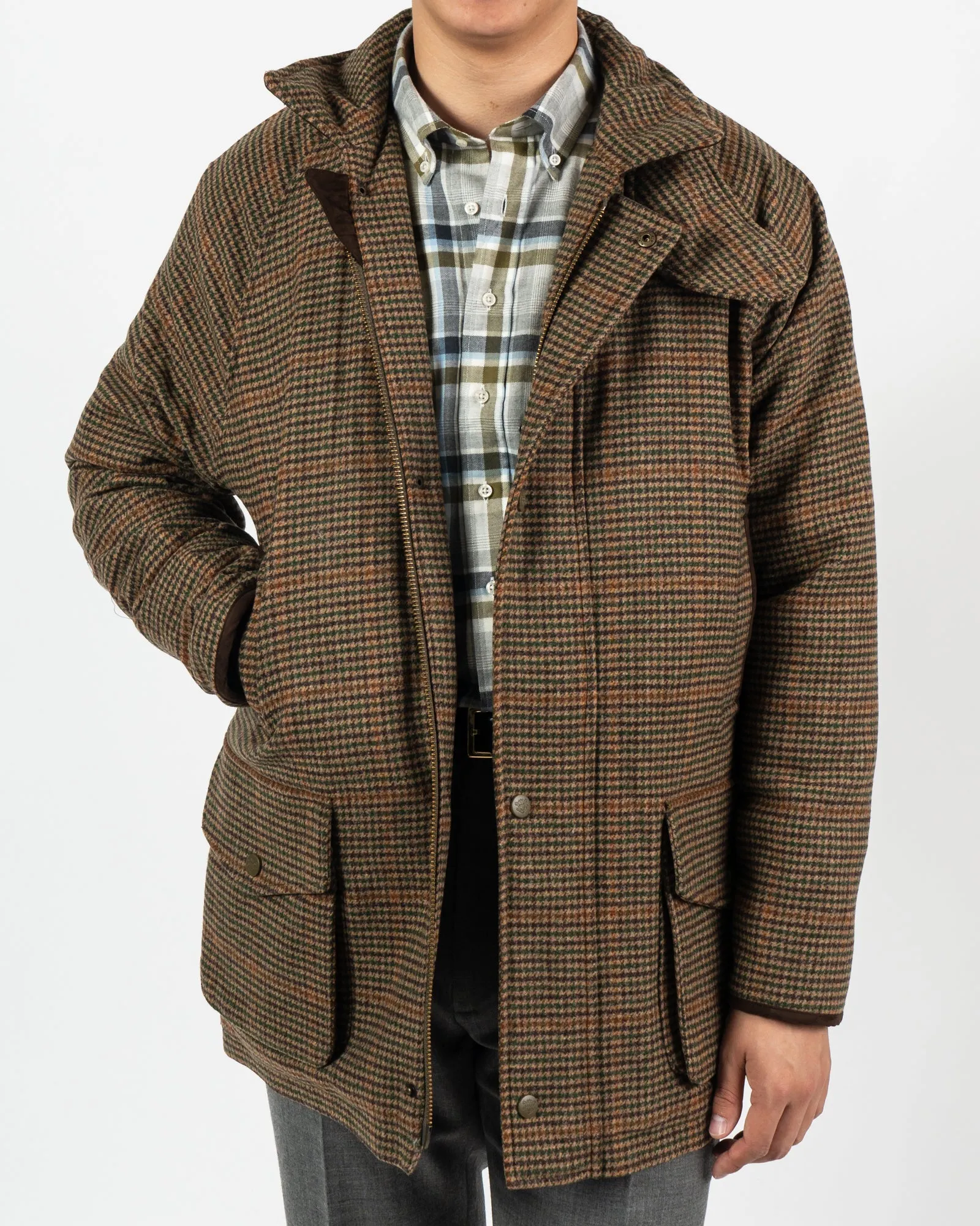 Alan Paine Surrey Waterproof Tweed Coat