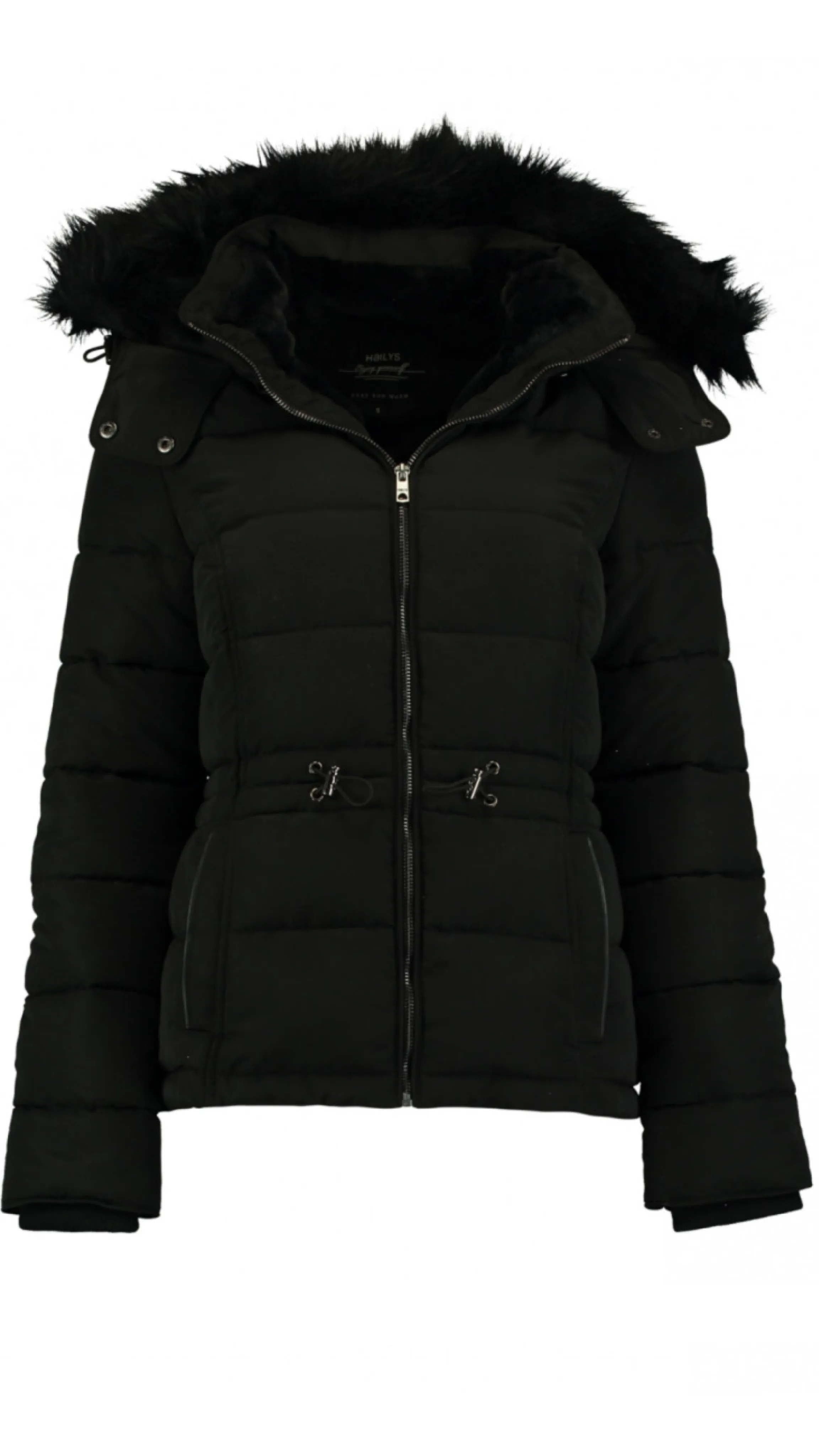 Amber Black Puffer Jacket