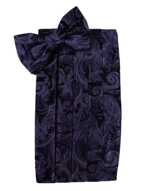 Amethyst Tapestry Style Cummerbund Set