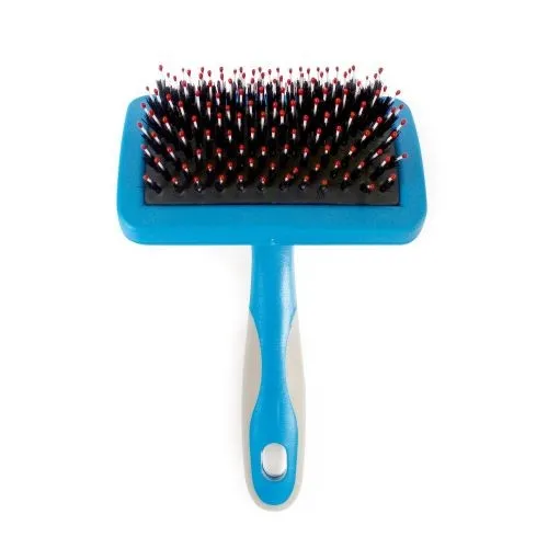 Ancol Ergo Hedgehog Soft Slicker Dog Brush Medium