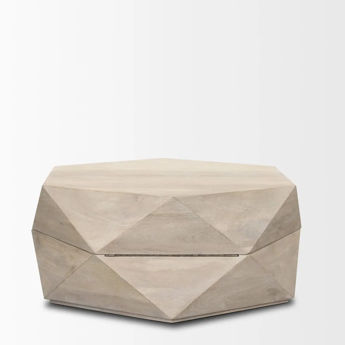 Arreto Coffee Table White Wood | 36 x 36