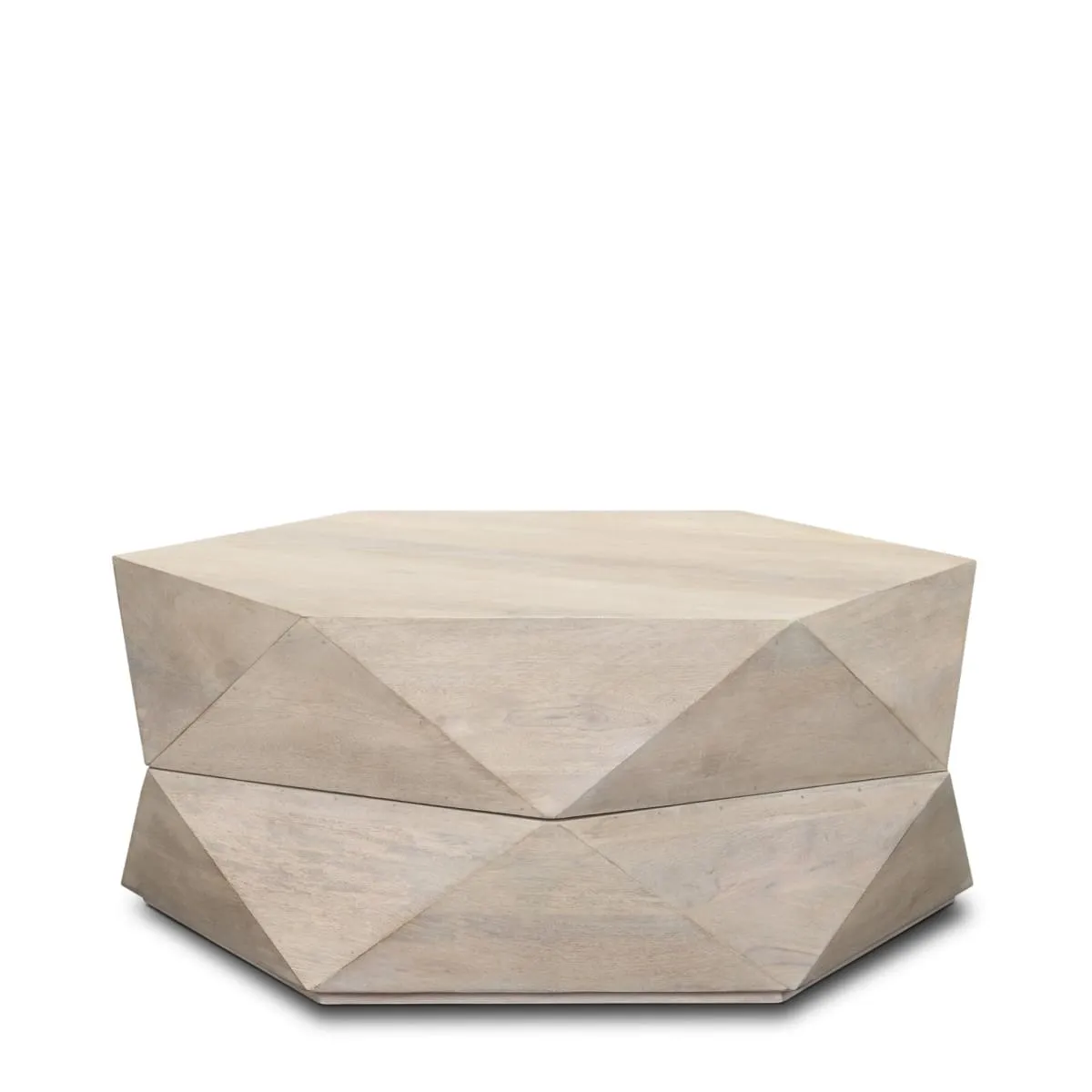 Arreto Coffee Table White Wood | 36 x 36