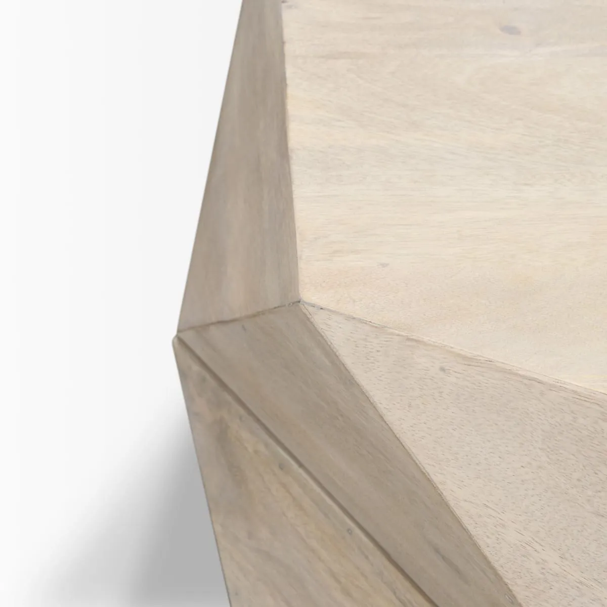 Arreto Coffee Table White Wood | 36 x 36