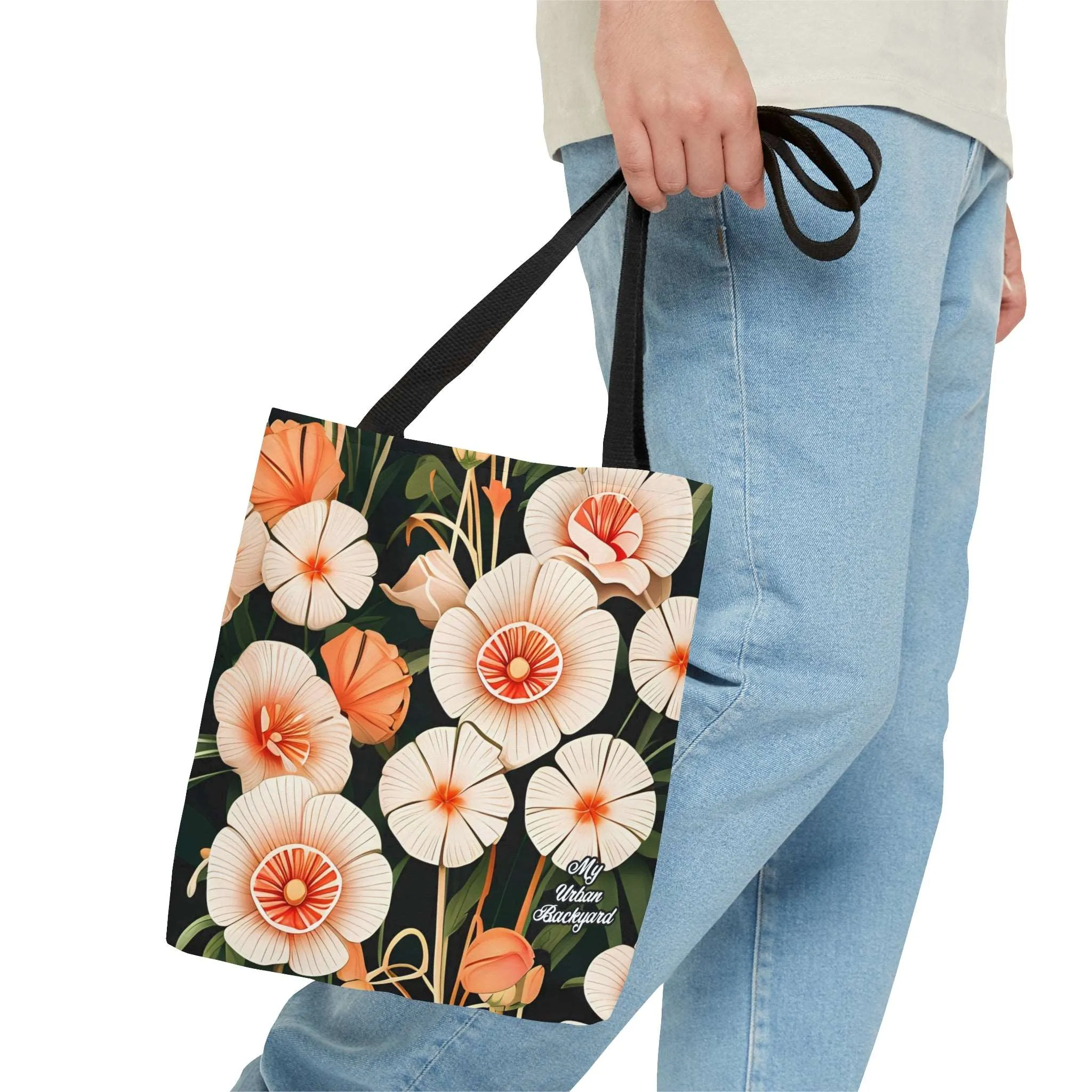 Art Deco Flowers, Tote Bag for Everyday Use - Durable and Functional