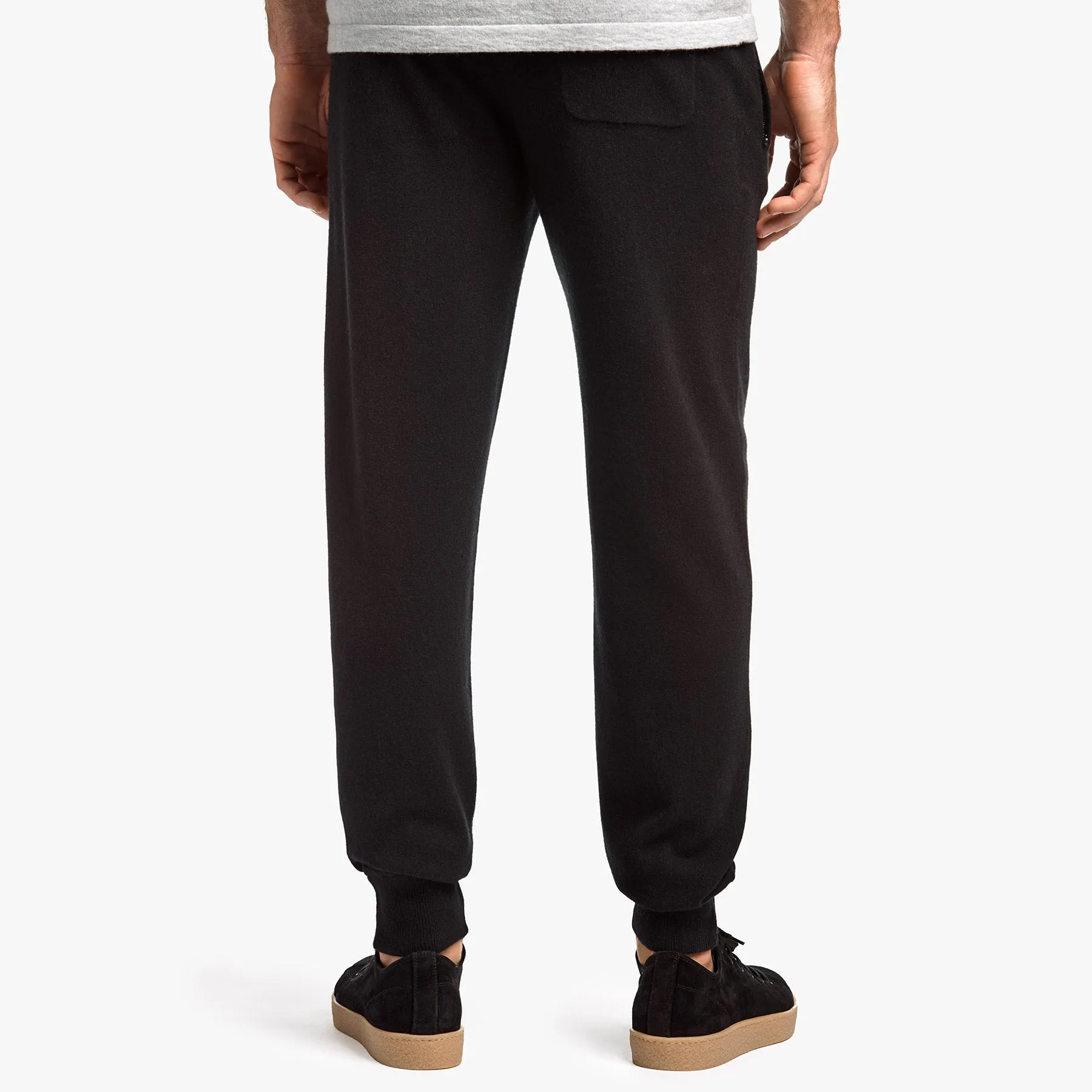 Baby Cashmere Track Pant - Black