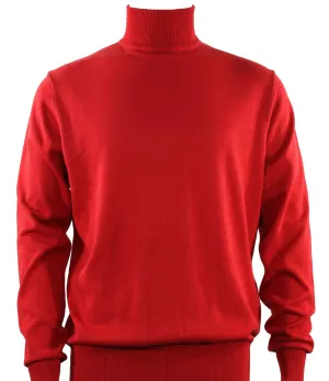 Bassiri L/S Turtleneck Red Sweater 631