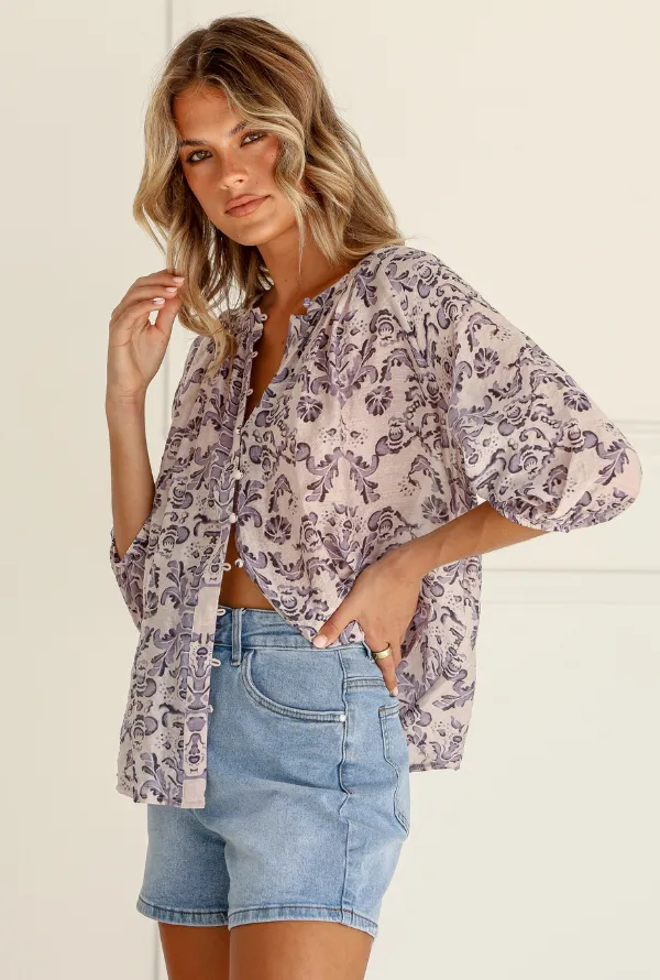 Berlin Blouse - Lilac