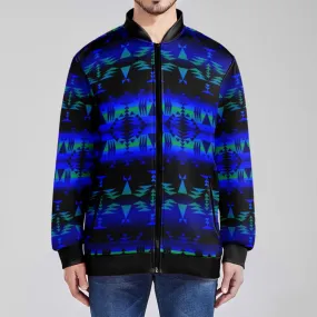 Between the Blue Ridge Mountains Zippered Collared Lightweight Jacket