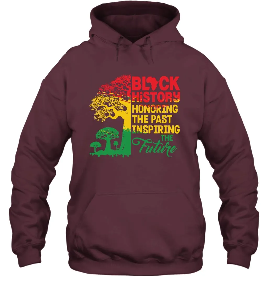 Black History Honoring The Past Inspiring The Future T-shirt