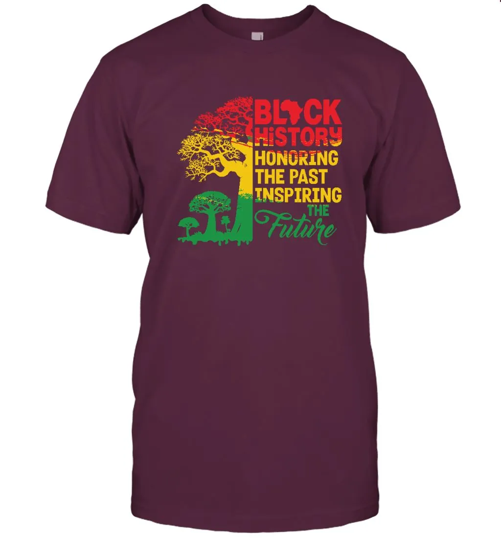 Black History Honoring The Past Inspiring The Future T-shirt