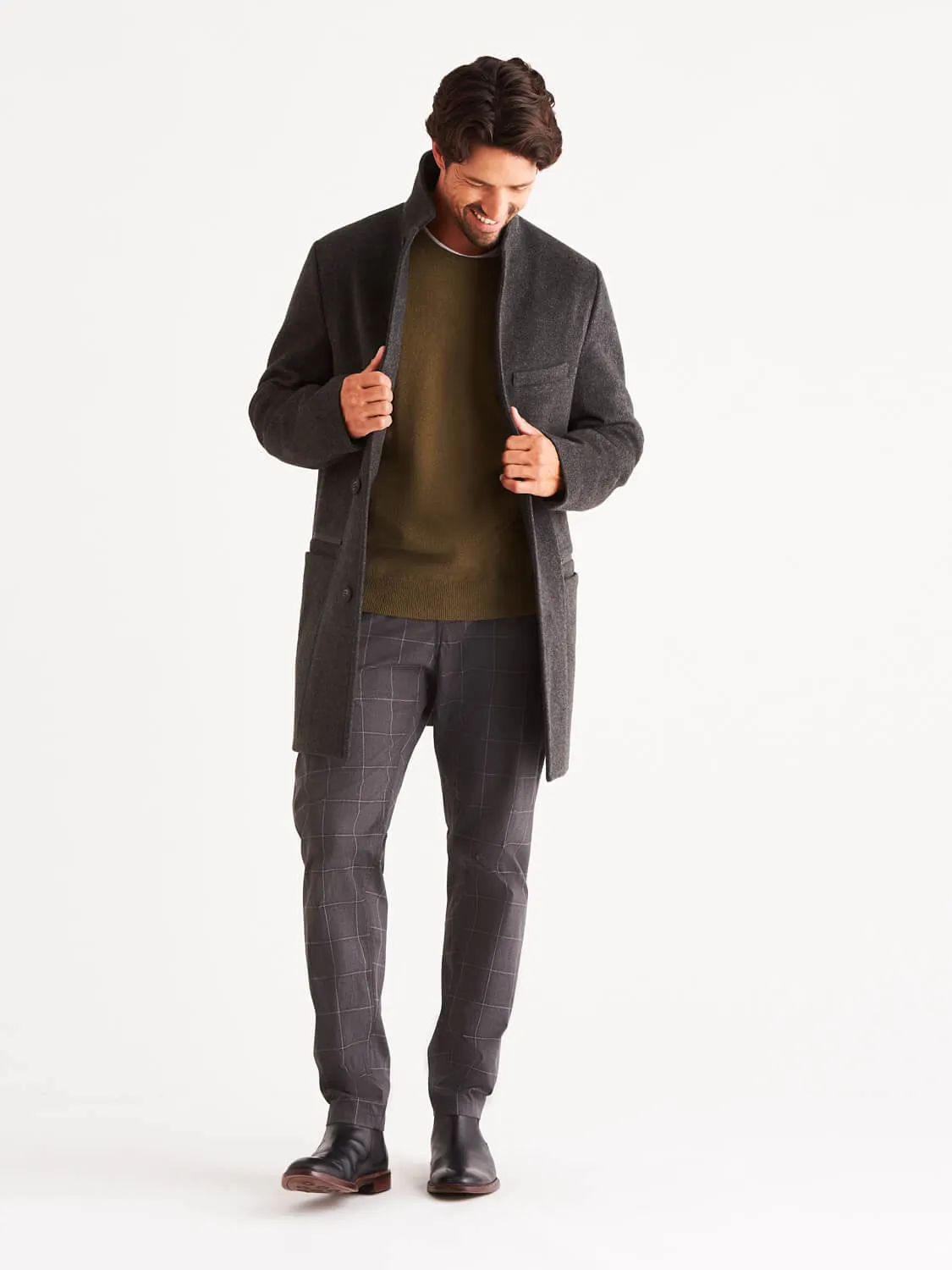 Bordin StormLux™ Wool Cashmere Overcoat