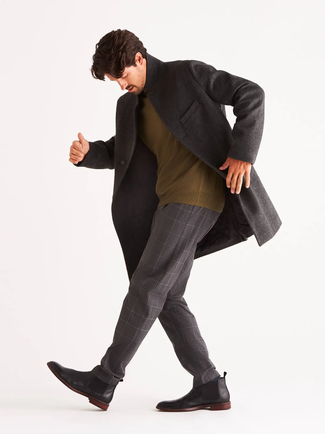 Bordin StormLux™ Wool Cashmere Overcoat