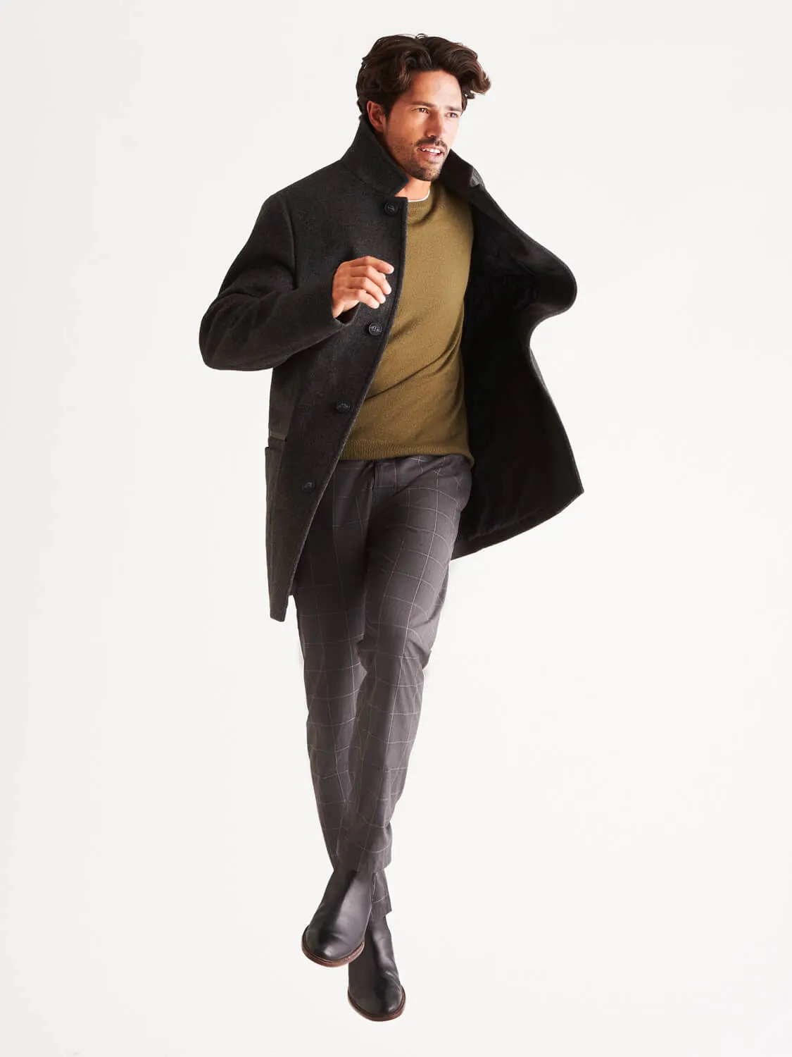 Bordin StormLux™ Wool Cashmere Overcoat