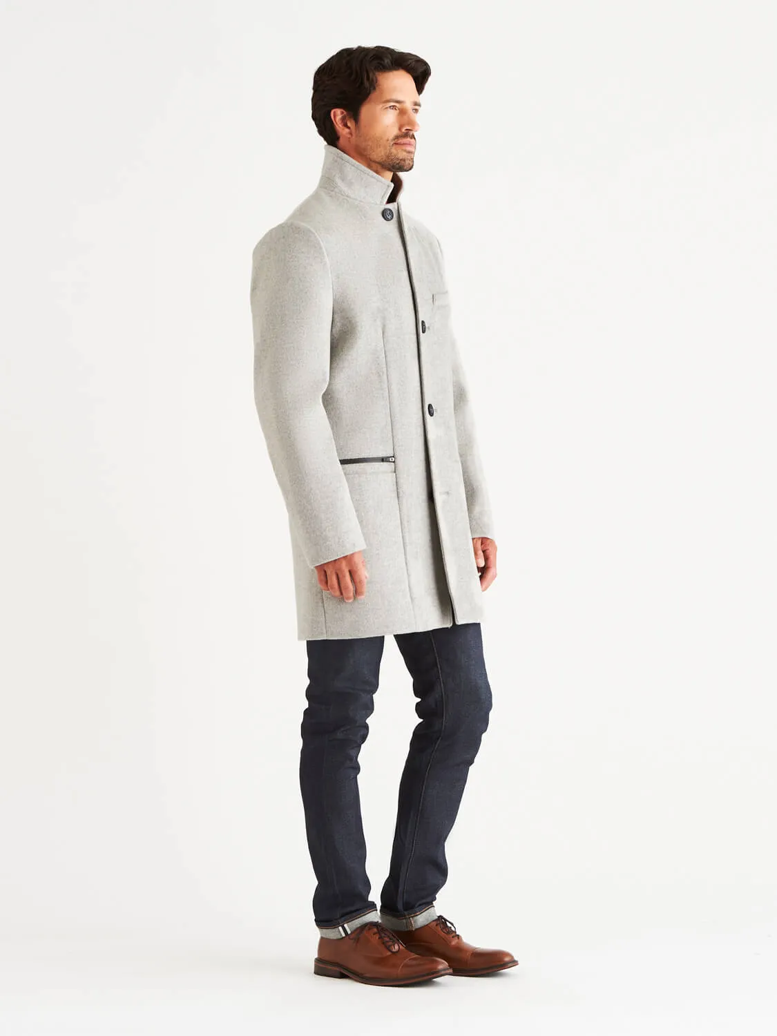 Bordin StormLux™ Wool Cashmere Overcoat