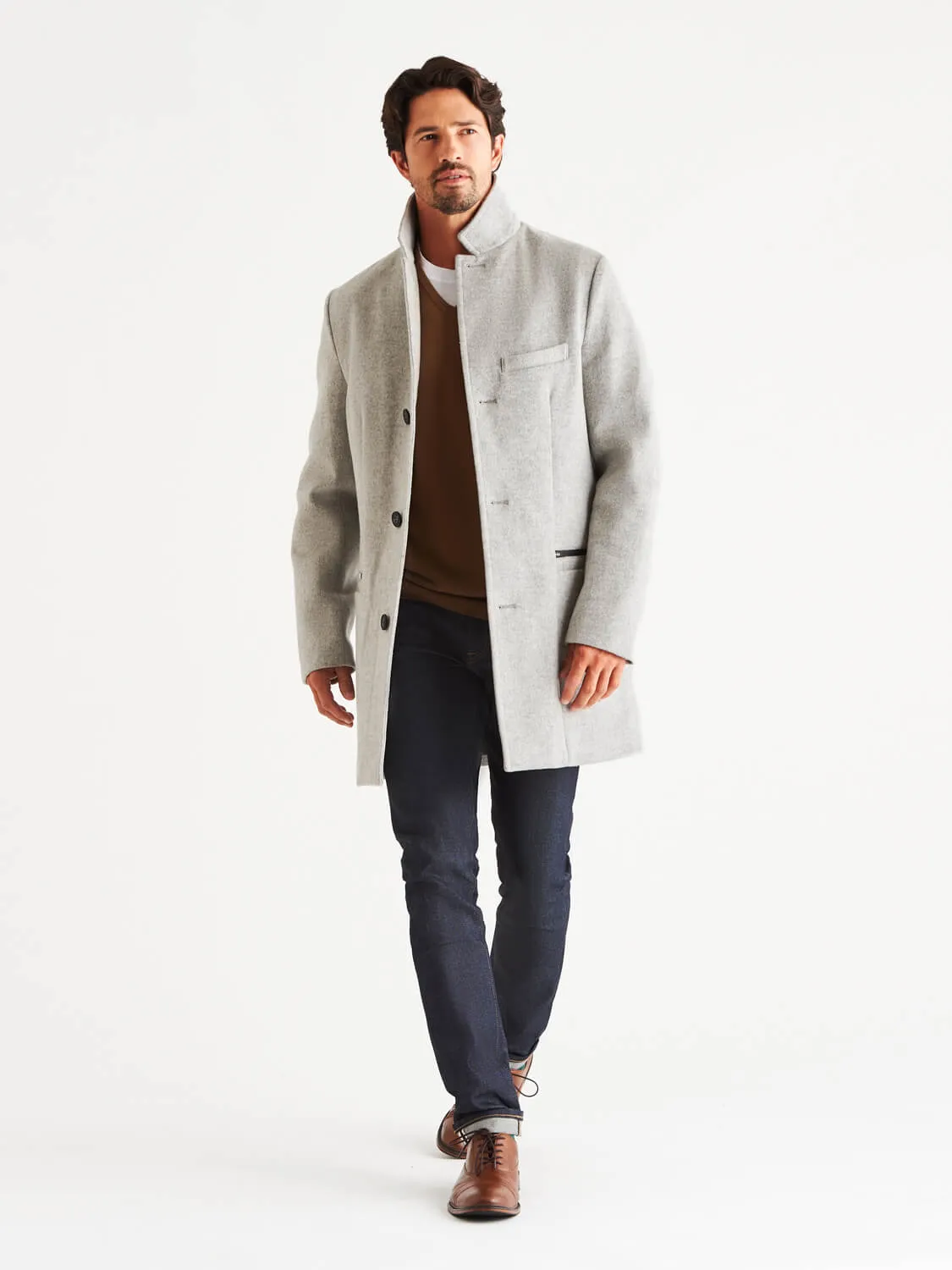 Bordin StormLux™ Wool Cashmere Overcoat