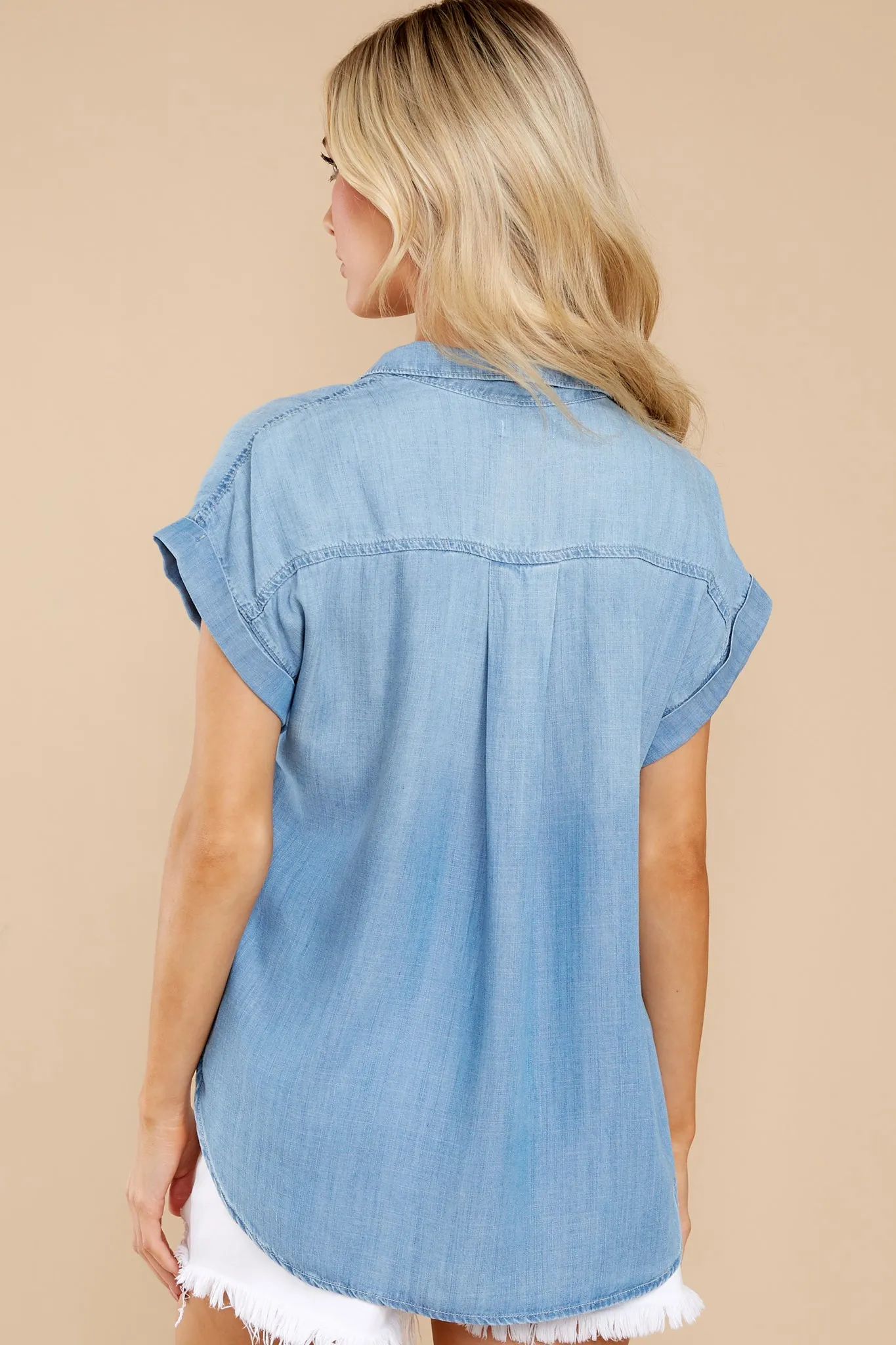 Casual Standards Light Chambray Top