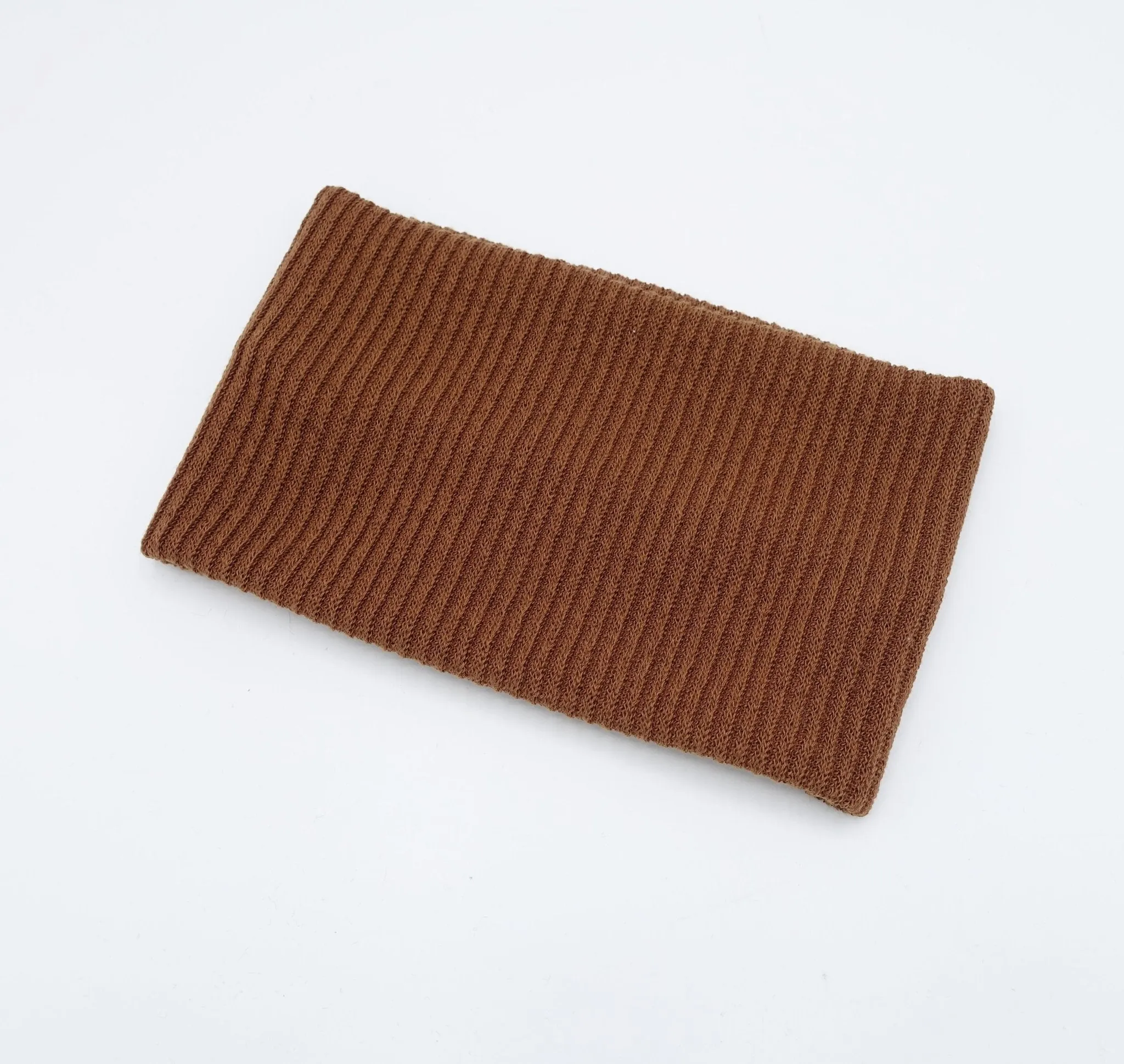 corrugated knit headwrap multi-functional headband Winter neck warmer