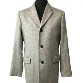 COS Men’s Grey Wool Blend Overcoat, Size 48, UK M