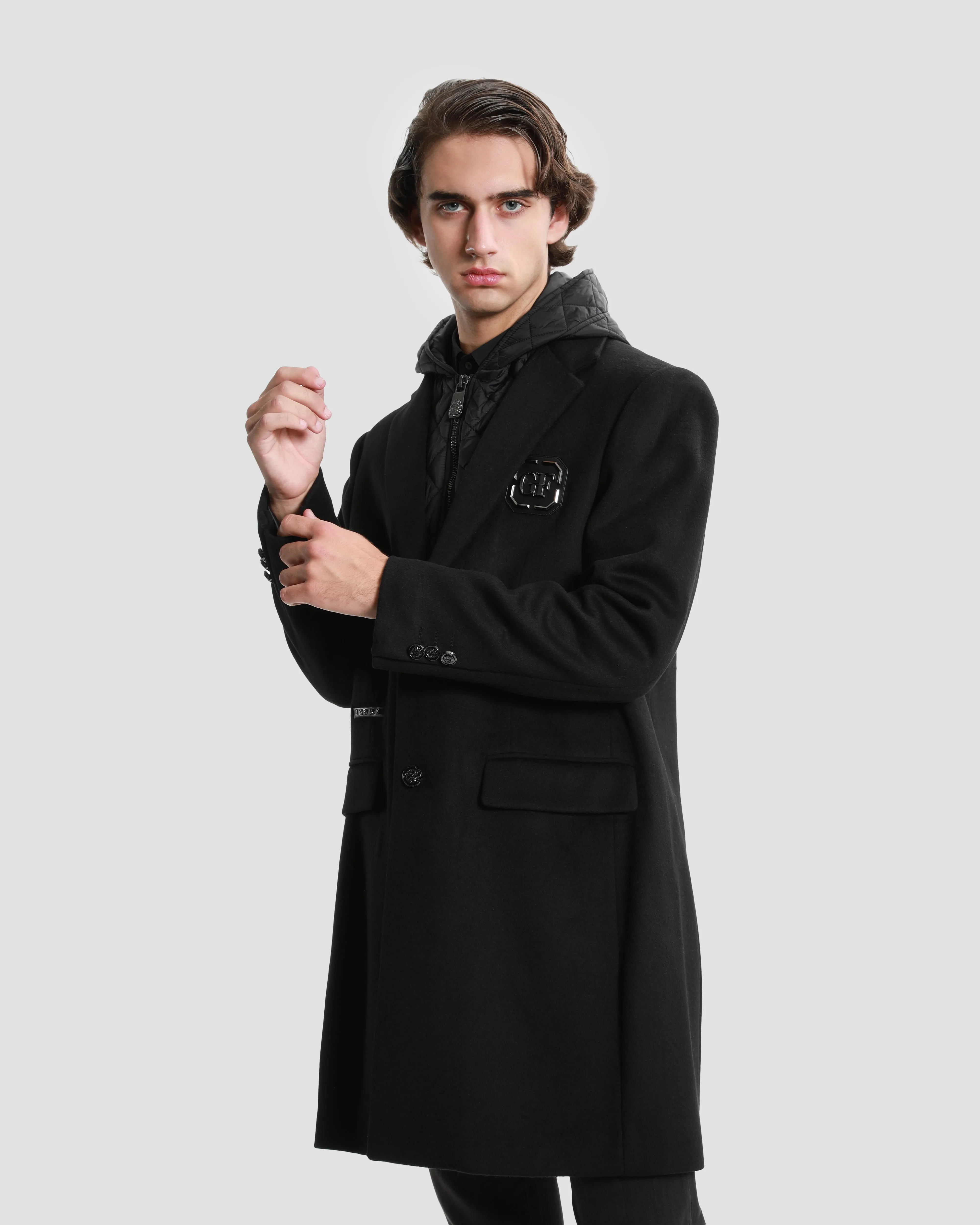 Detachable Hooded Coat