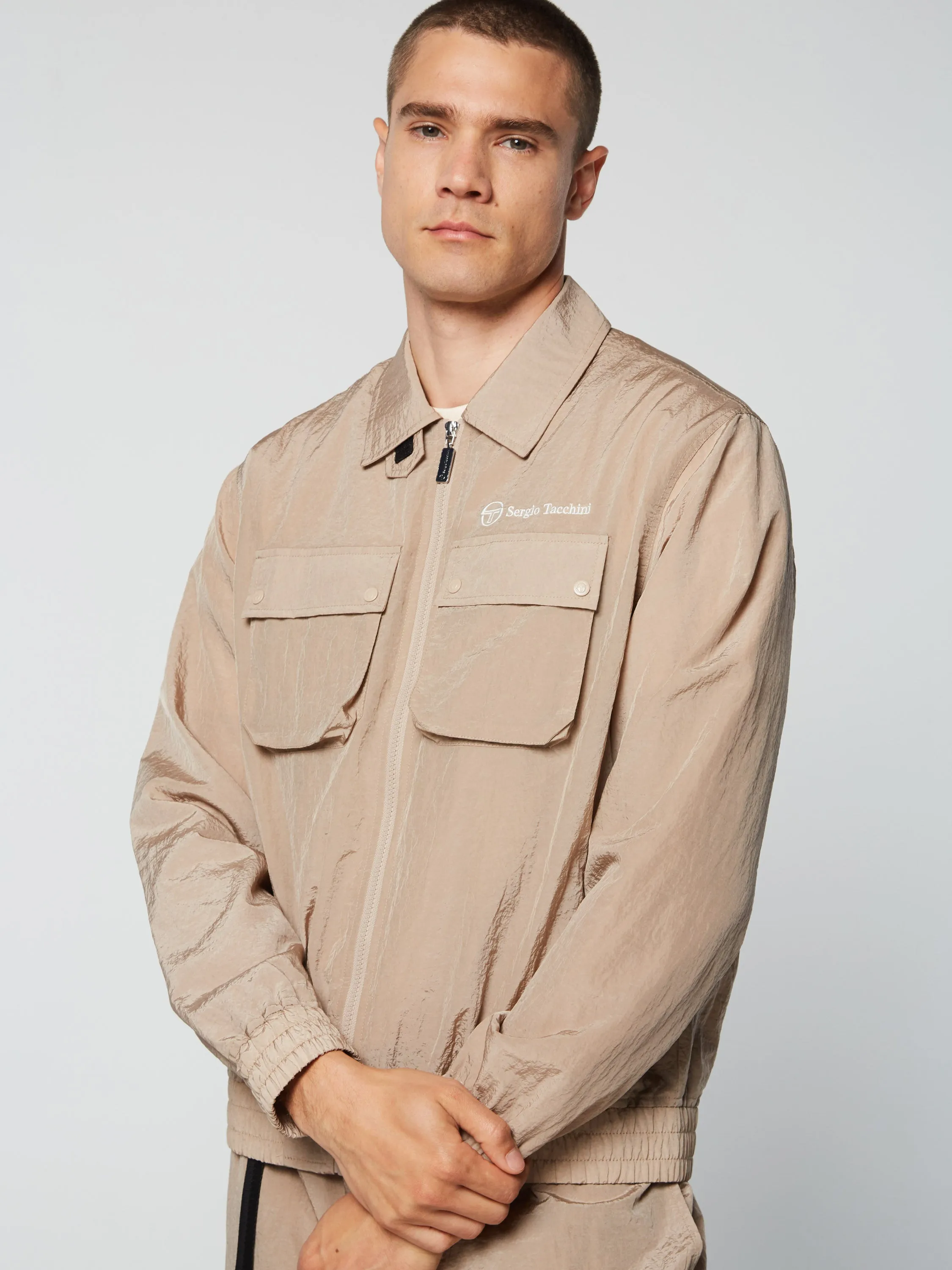 Devonte Track Jacket-  Humus