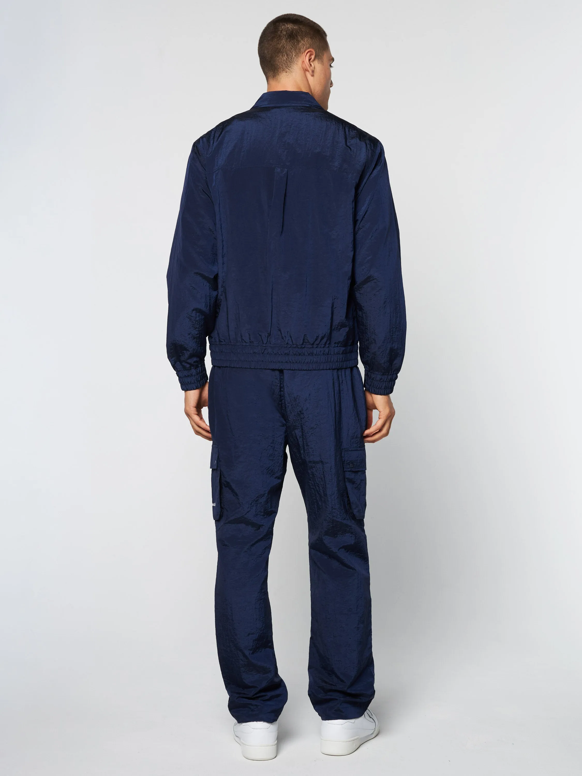 Devonte Track Jacket- Maritime Blue