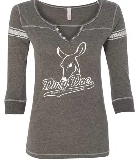 Dirty Doe Hailey Henley 3/4 Sleeve Shirt