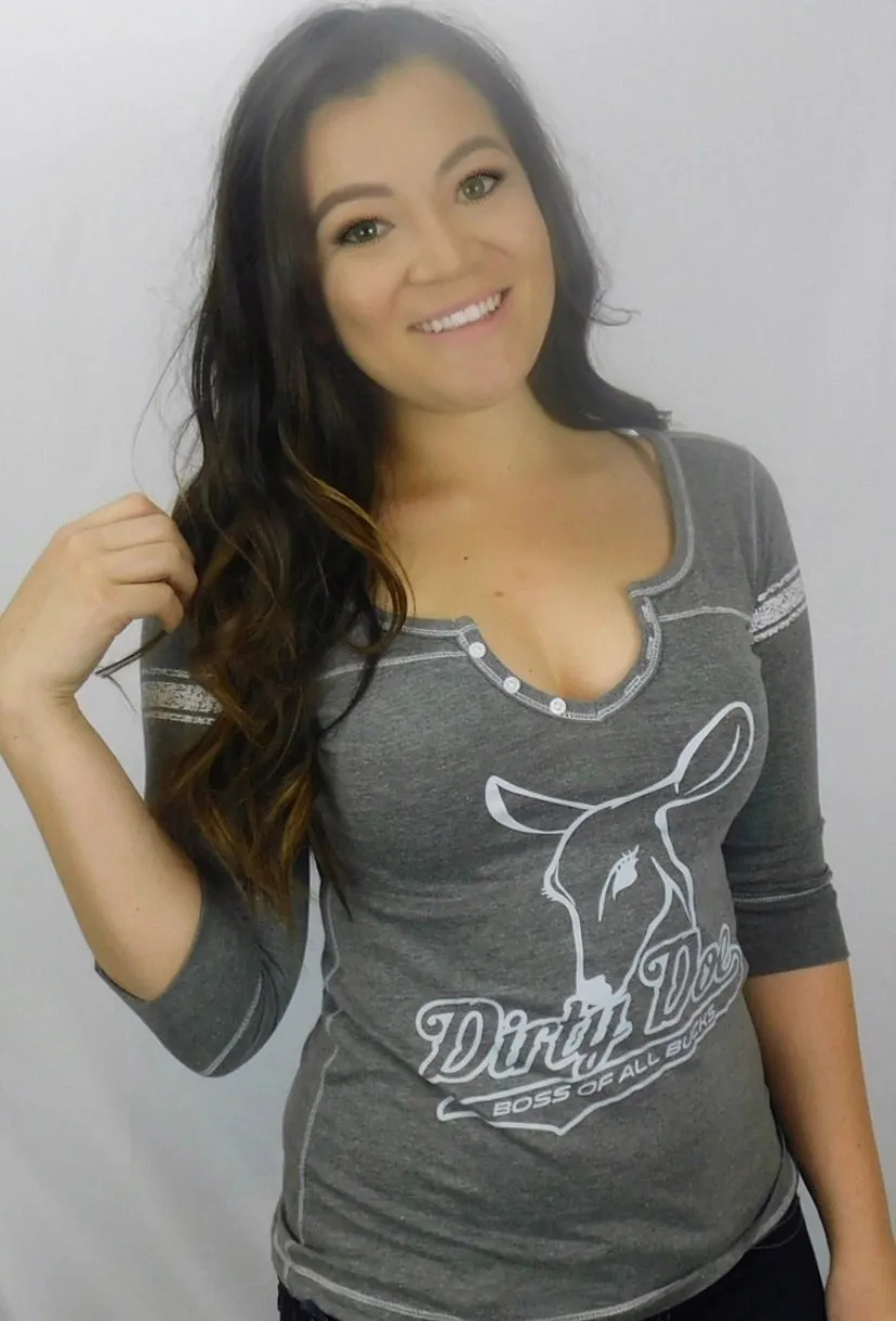 Dirty Doe Hailey Henley 3/4 Sleeve Shirt