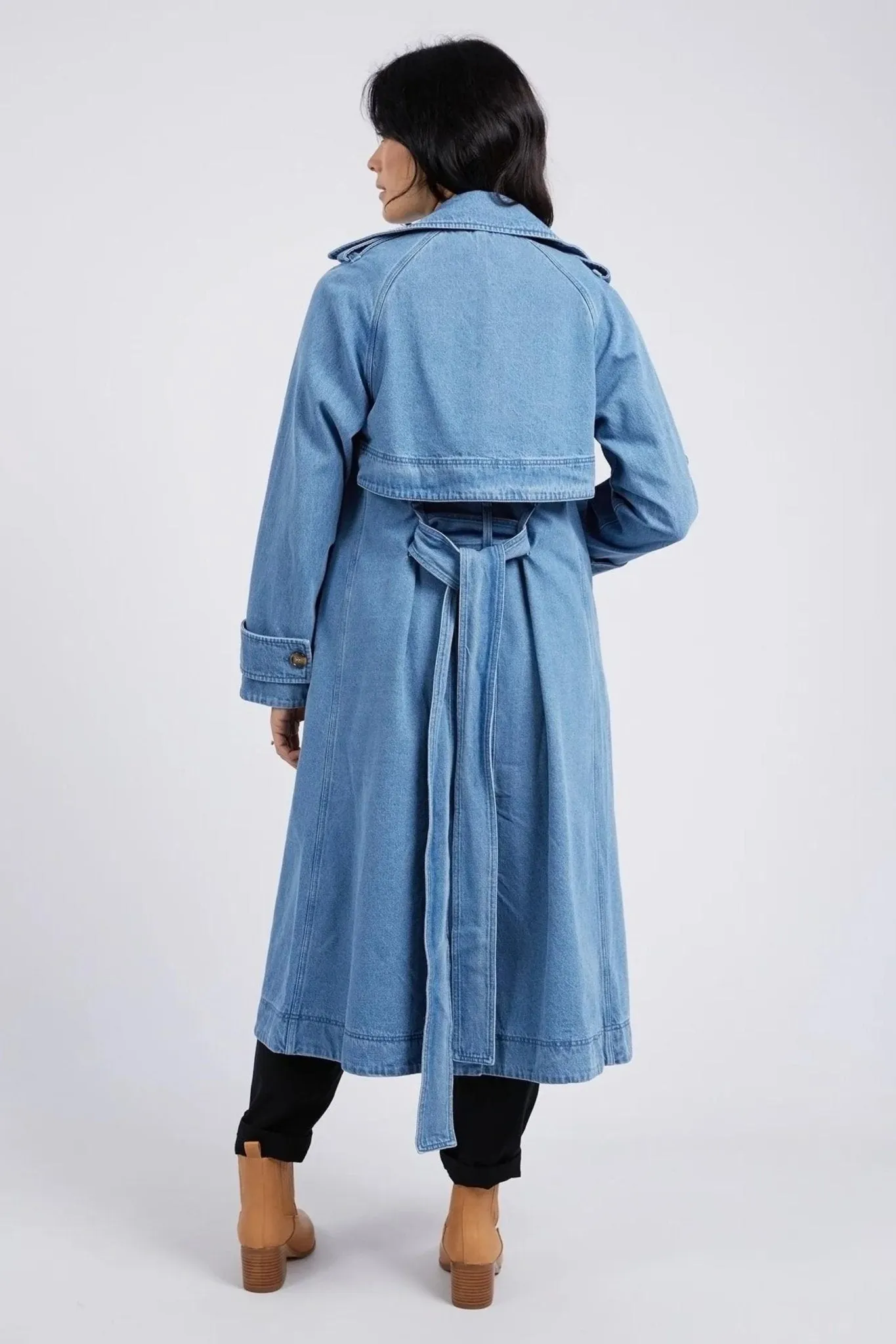 ELSIE DENIM TRENCH - 81D1271