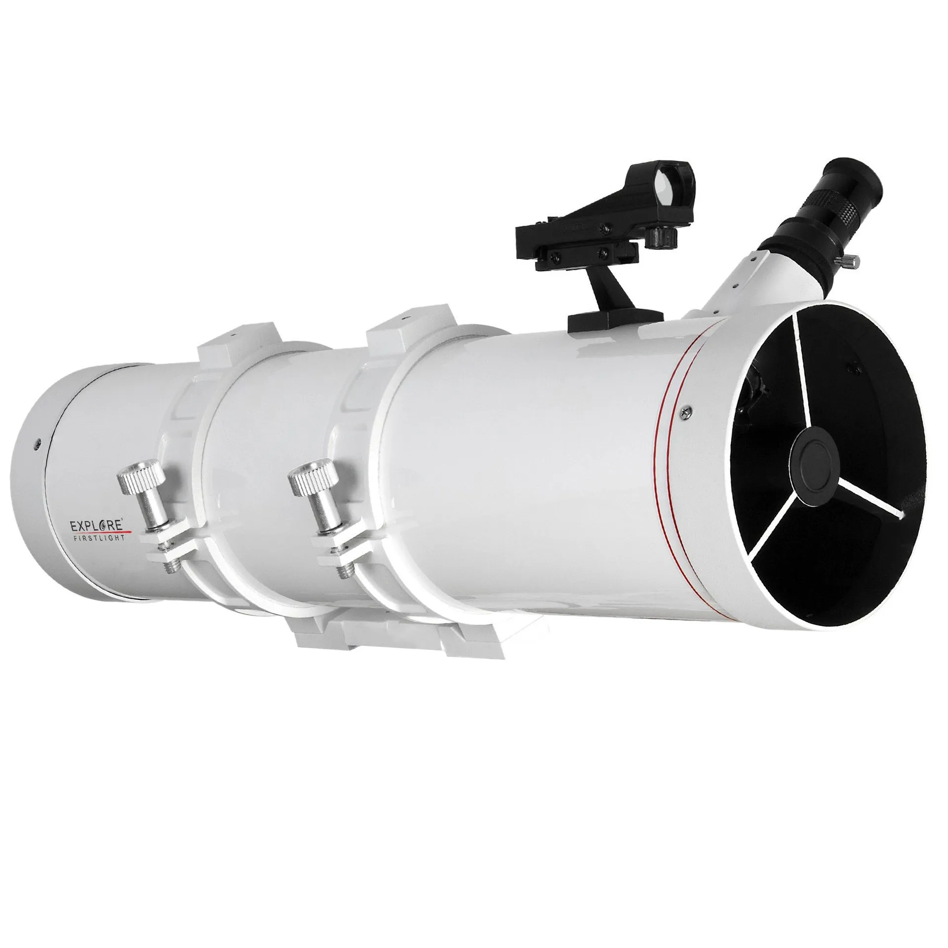 Explore FirstLight 130mm Newtonian Telescope with iEXOS-100 PMC-Eight Equatorial Tracker System