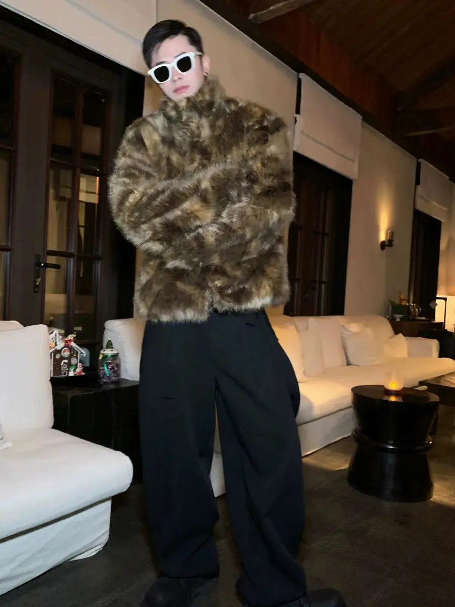 Faux Fur Mink Coat