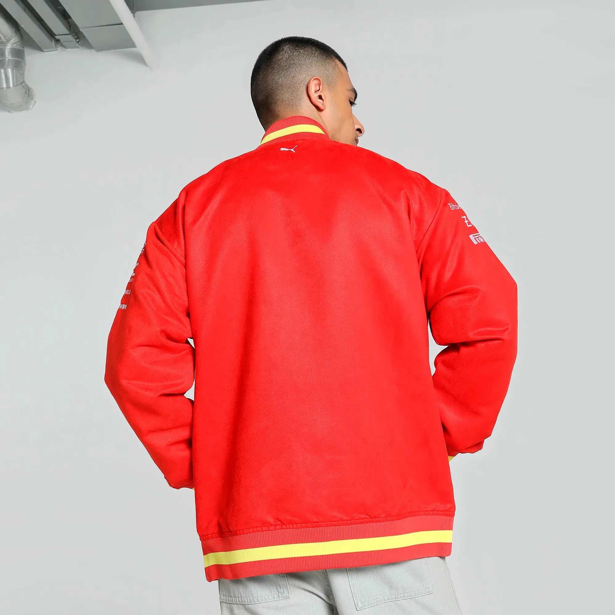 Ferrari jacket, Puma, team, Varsity, red, 2024