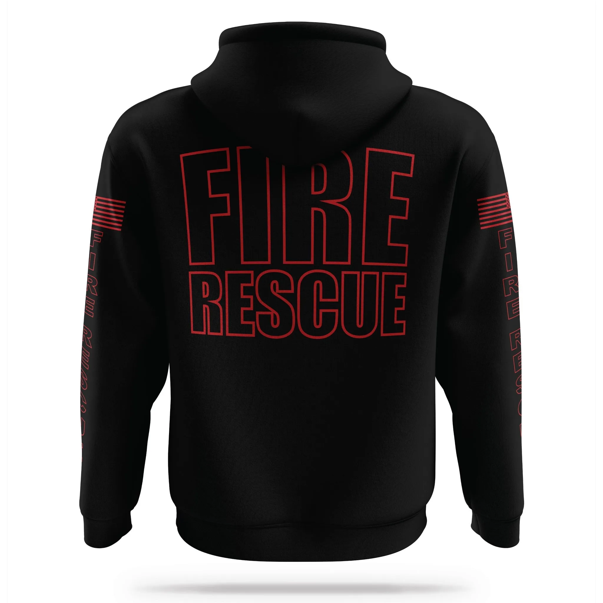 [FIRE RESCUE] Performance Hoodie 2.0 [BLK/RED]