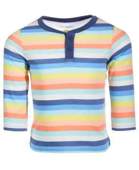 First Impressions Baby Boys Sunrise Stripes Cotton Henley T-Shirt