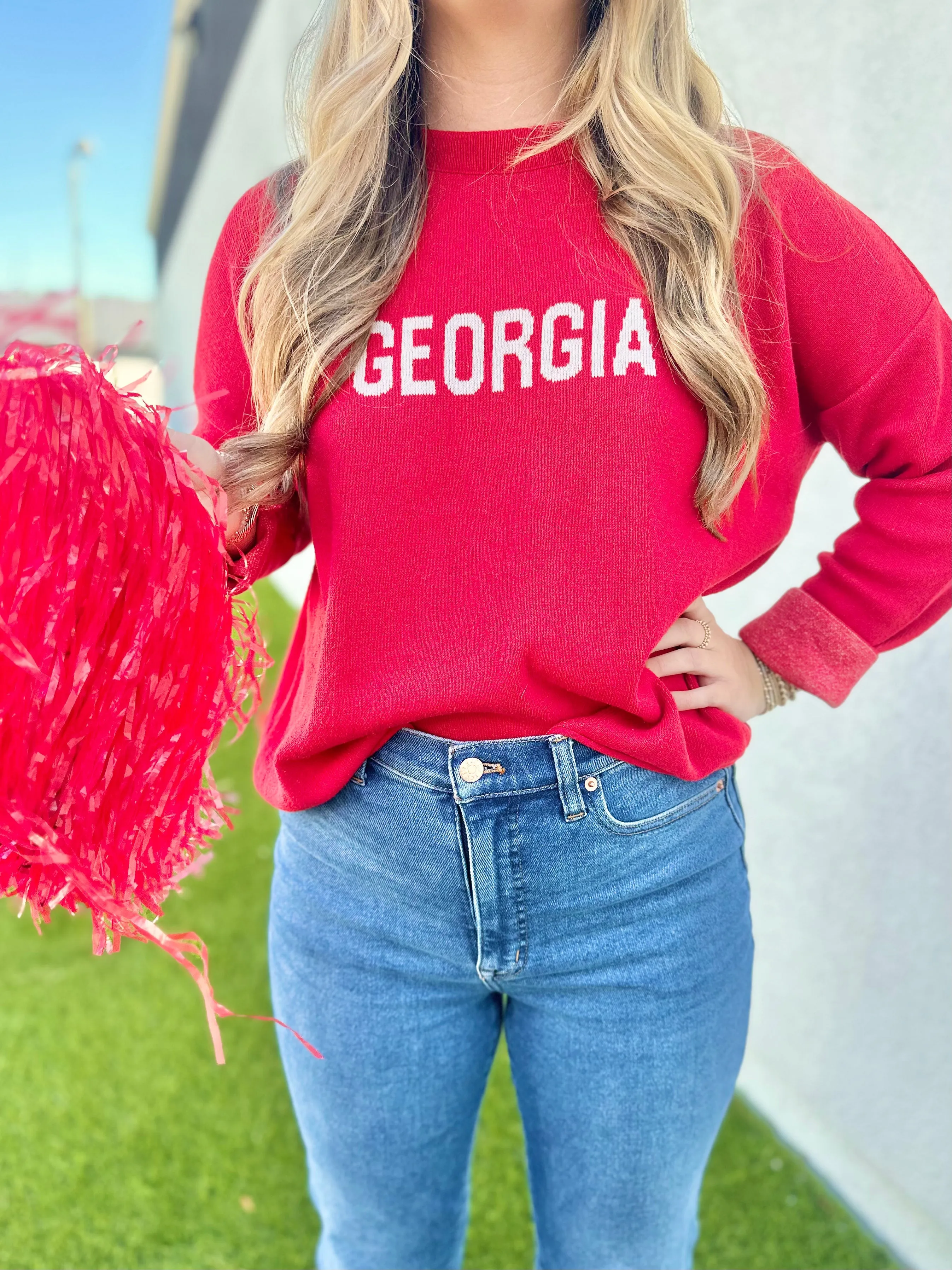 Georgia Sweater - Red