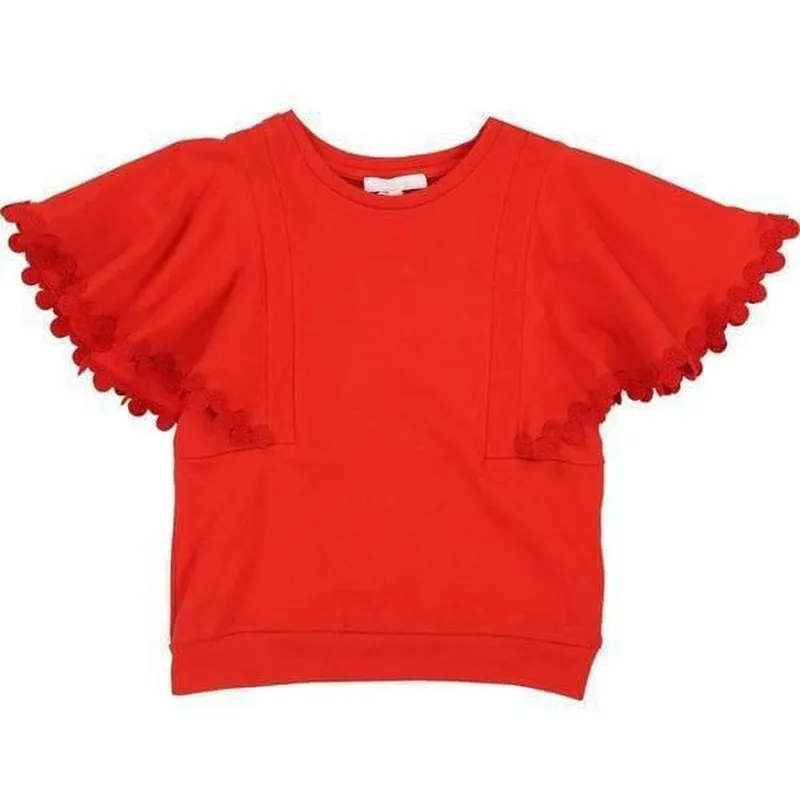 Girls Red Sweater