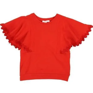 Girls Red Sweater