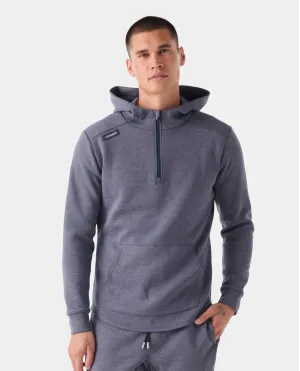 Hawthorne Tech Quarter Zip Hoodie Navy Heather