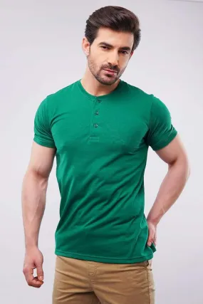 Henley T-Shirt - Green