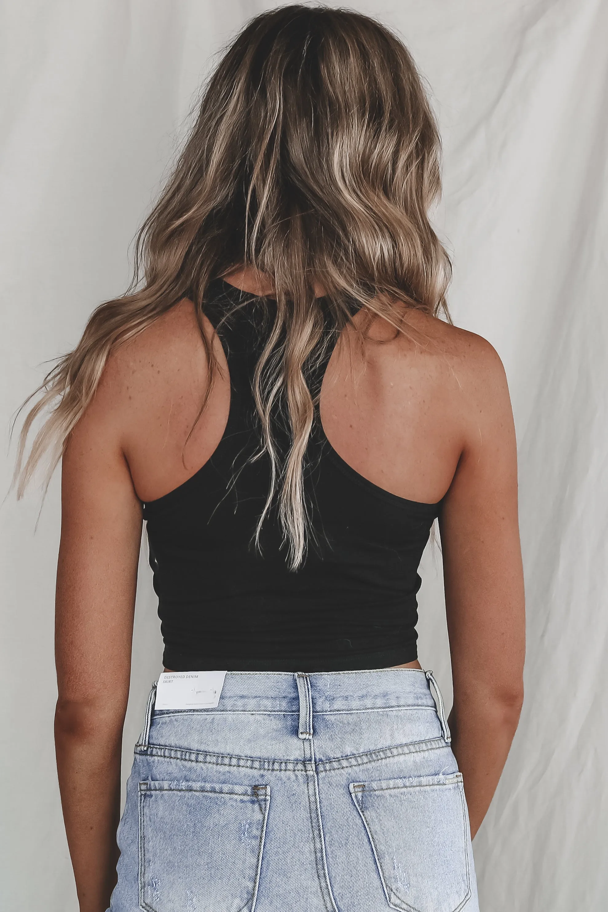 Howdy Fitted Cropped Rodeo Tank Top