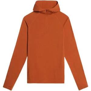 Ibex Women's Merino Indie Hoodie, Ginger Bisquite, Small