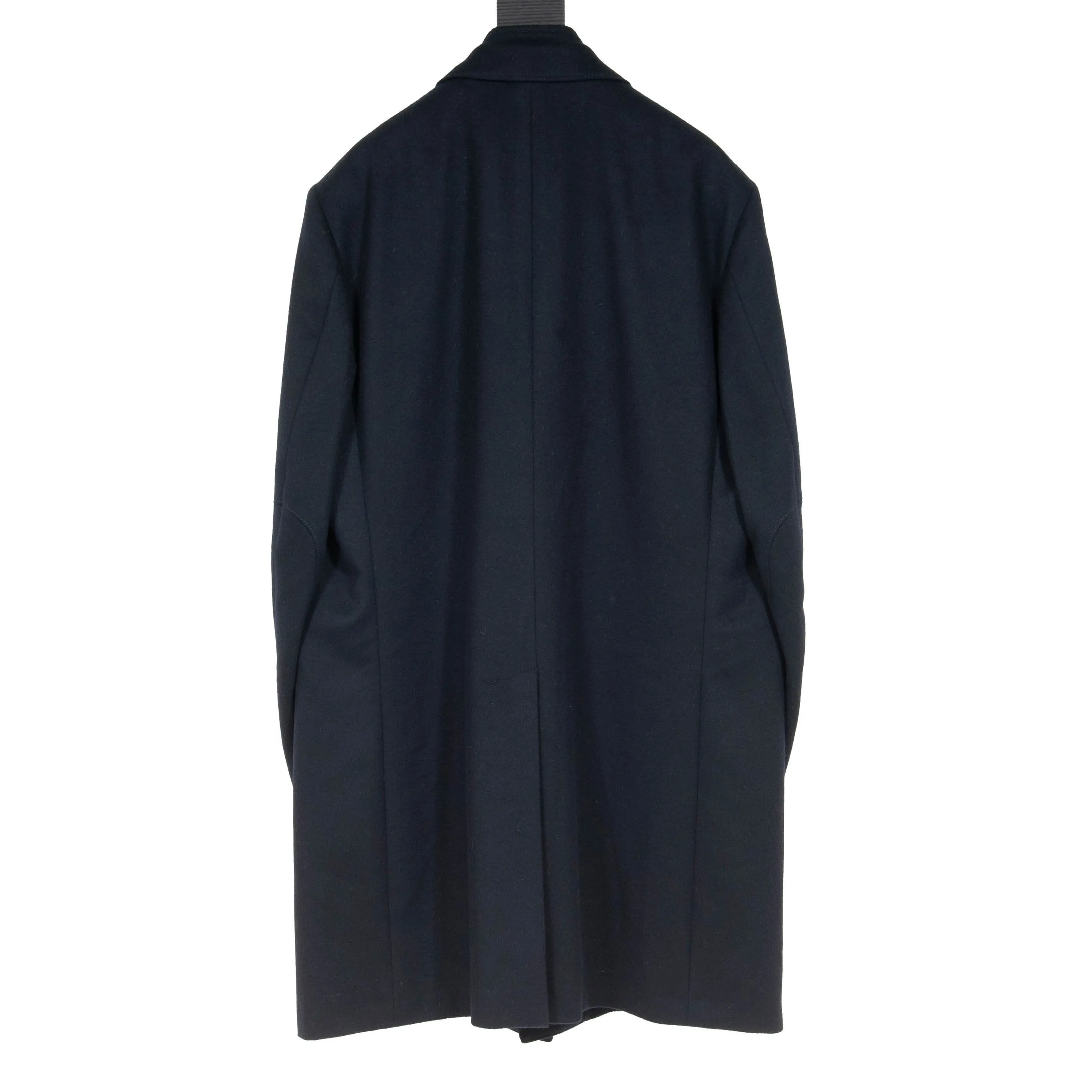 ID Milestone Overcoat Long Coat Trench Coat Navy Blue