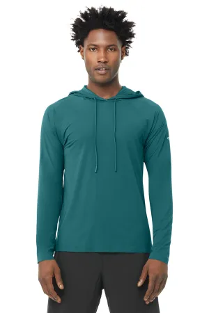 Idol Hooded Runner - Mineral Blue