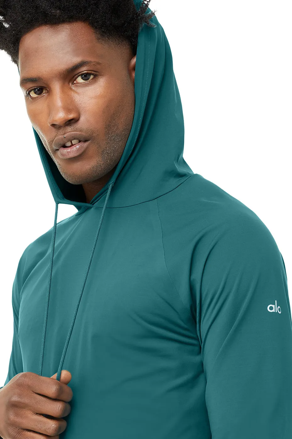 Idol Hooded Runner - Mineral Blue